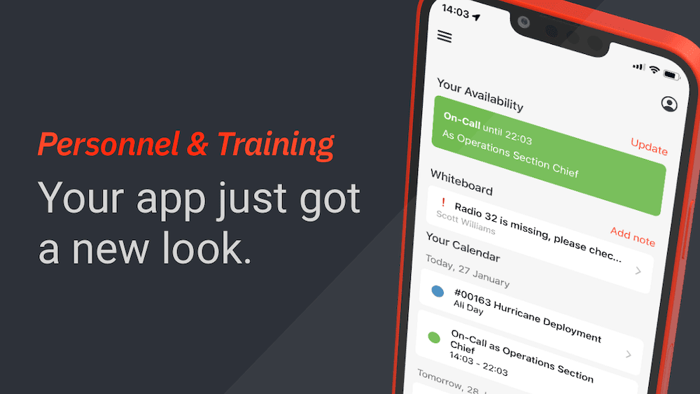 The D4H Personnel App Gets a New User Interface